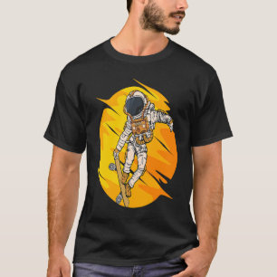 Astronaut Skateboard Skaten Space Cosmos Astronau T-Shirt