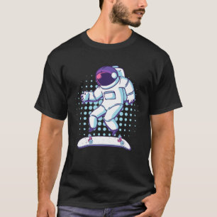 Astronaut Skateboarder im Skate "Weltraumschwerkra T-Shirt