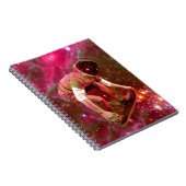 Astronaut Skateboarder Notizblock (Rechte Seite)