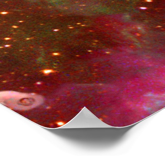 Astronaut Skateboarder Poster (Ecke)