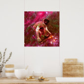 Astronaut Skateboarder Poster (Küche)