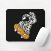 Astronaut Skateboarder, Skateboarding Lover, Astro Mousepad (Mit Mouse)
