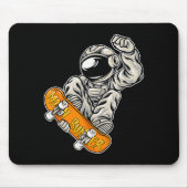 Astronaut Skateboarder, Skateboarding Lover, Astro Mousepad (Vorne)