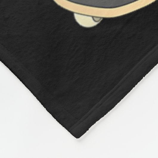 Astronaut Skateboarding Kids Lloon Planets Space S Fleecedecke (Ecke)