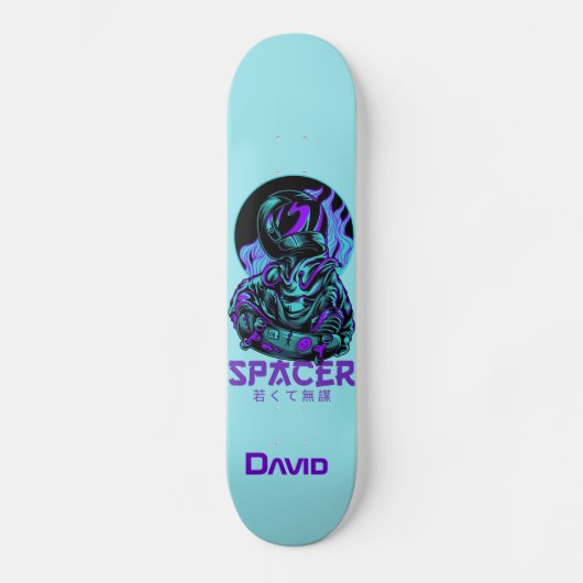Astronaut-Skater Skateboard (Vorderseite)