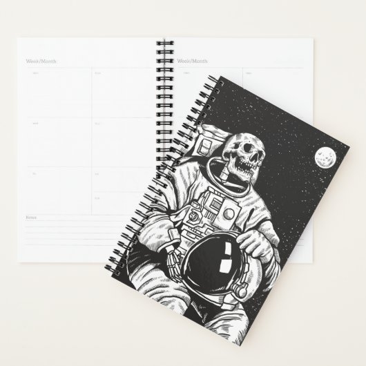 Astronaut Skeleton Spooky Skull Planer (Anzeige)