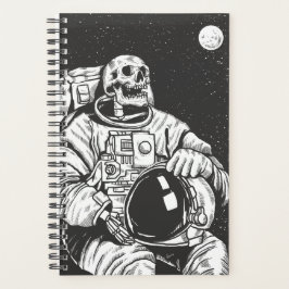 Astronaut Skeleton Spooky Skull Planer