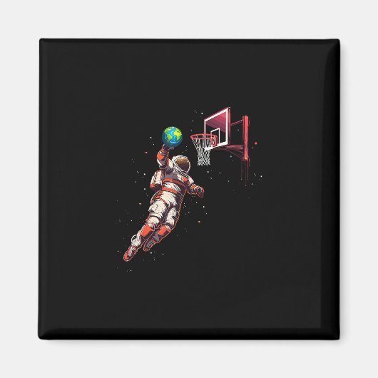 Astronaut Sketll Weltraum Geschenke Männer Kinder Magnet (Vorne)