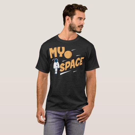 Astronaut Sky Moon T-Shirt (Vorne ganz)