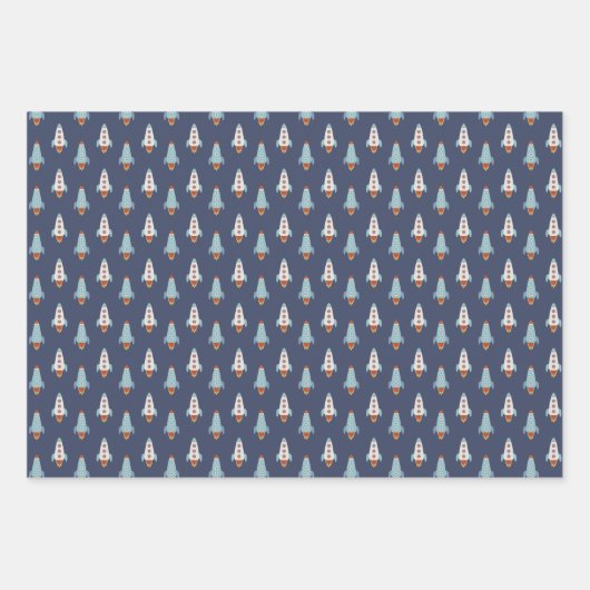 Astronaut Sloths Muster Geschenkpapier Set (Vorderseite 3)