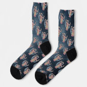 Astronaut Socken (Linkes Detail)