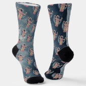 Astronaut Socken (Gewinkelt)