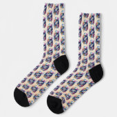 Astronaut Socken (Linkes Detail)