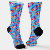 Astronaut Socken (Gewinkelt)