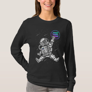 Astronaut Solana Coin Krypto Token Kryptowährung T-Shirt