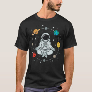 Astronaut Sonnensystem Planet Galaxie Astronomie T-Shirt