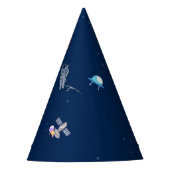 Astronaut Space Adventure Hats - Boys Birth Partyhütchen (Vorderseite)