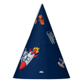Astronaut Space Adventure Hats - Boys Birth Partyhütchen (Links)