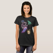 Astronaut Space Alien Jellyfish Hunting with Net G T-Shirt (Vorne ganz)
