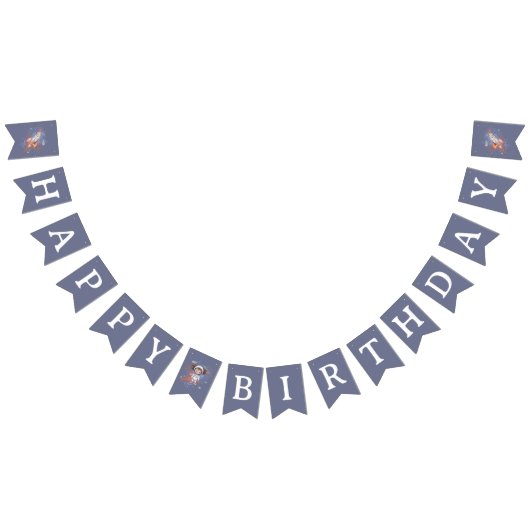 Astronaut Space Birthday Banner (Alle)
