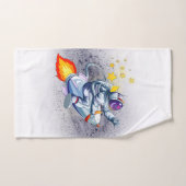 Astronaut Space Boy's Custom Badhandtuch Set (Handtuch)