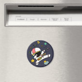 Astronaut Space Cartoon Magnet (In Situ (Geschirrspüler))