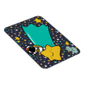 Astronaut Space Cartoon Magnet (Rechte Seite)