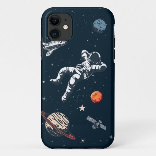 ASTRONAUT SPACE CHILLING Case-Mate iPhone HÜLLE (Rückseite)