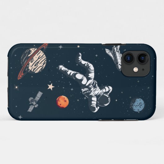 ASTRONAUT SPACE CHILLING Case-Mate iPhone HÜLLE (Rückseite (Horizontal))