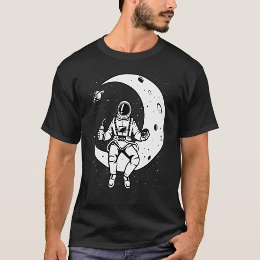Astronaut Space Exploration Rockets Science T-Shirt (Vorderseite)