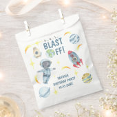 Astronaut Space Geburtstagsparty Geschenktütchen (Ausgeschnitten)