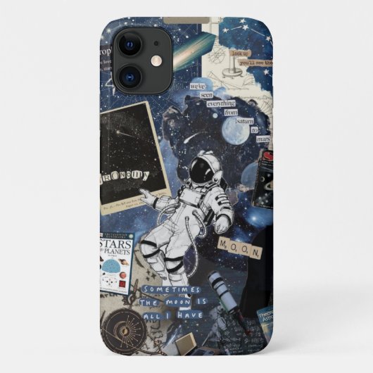 Astronaut Space iPhone 11 Fall - Unique Cosmic Adv Case-Mate iPhone Hülle (Rückseite)