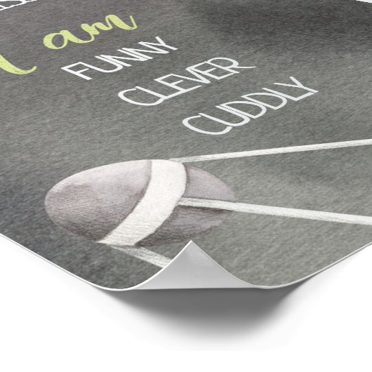 Astronaut Space Milestone First Birthday Board Poster (Ecke)