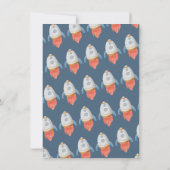 Astronaut Space Mobile Baby Dusche Einladung (Rückseite)