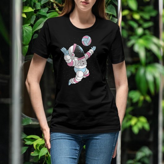 Astronaut Space Volleyball T-Shirt