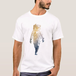 Astronaut Spaceman Discovery Challenge Silhouette T-Shirt