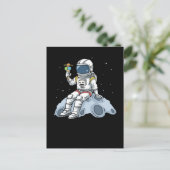 Astronaut spendet Kinder Moon Landung Ice Creme Sp Postkarte (Stehend Vorderseite)