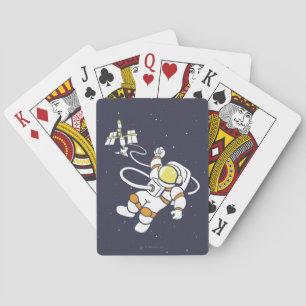 Astronaut Spielkarten
