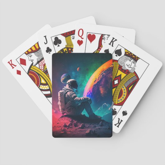 Astronaut Spielkarten (Rückseite)