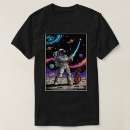 Astronaut spielt Golf T-Shirt