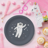 Astronaut & Stars Space Geburtstagsparty Pappteller (Party)