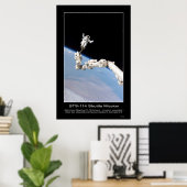 Astronaut Stephen K. Robinson International Space Poster (Heimbüro)