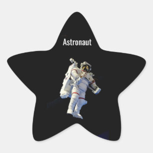 Astronaut Stern-Aufkleber