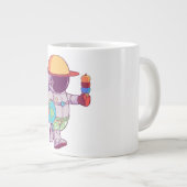 Astronaut, Sternenflugzeuge Jumbo-Tasse (Vorderseite Rechts)