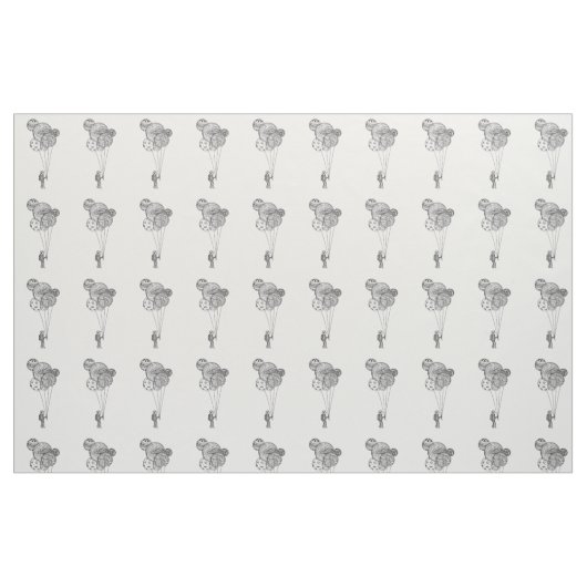 Astronaut Stoff (Fat Quarter (45,7 x 55,9 cm))
