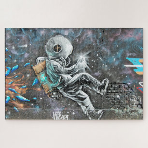 Astronaut Street Art Mural Puzzle