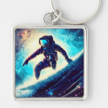 ASTRONAUT SURFING THE MILKY WAY