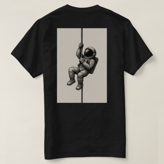 Astronaut-T-Shirt T-Shirt (Design Rückseite)