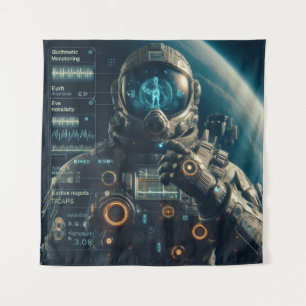 Astronaut Tapestry Wandteppich