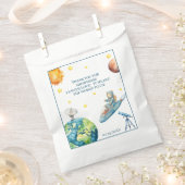 Astronaut Teddy Bear Baby Shower Geschenktütchen (Ausgeschnitten)